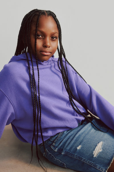 Kids VintageSoft Oversized Bubble Hoodie