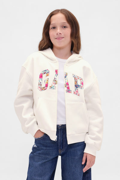 Kids VintageSoft Logo Zip Hoodie