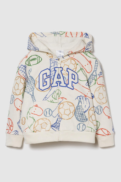 babyGap Relaxed Logo Zip Hoodie