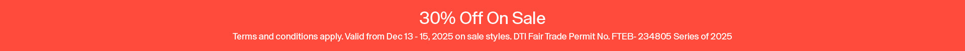 Sale banner desktop
