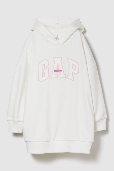 Kids VintageSoft Oversized Logo Hoodie Dress