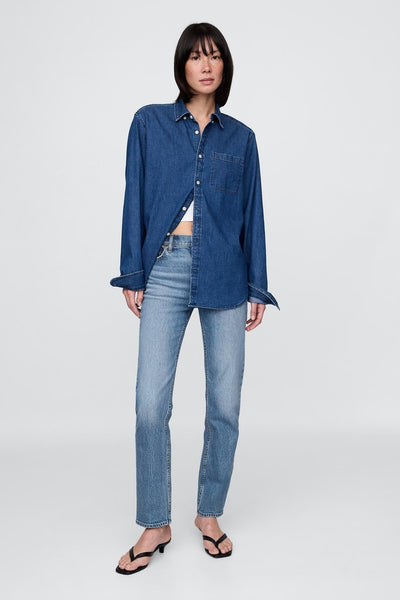High Rise '90s Slim Straight Jeans