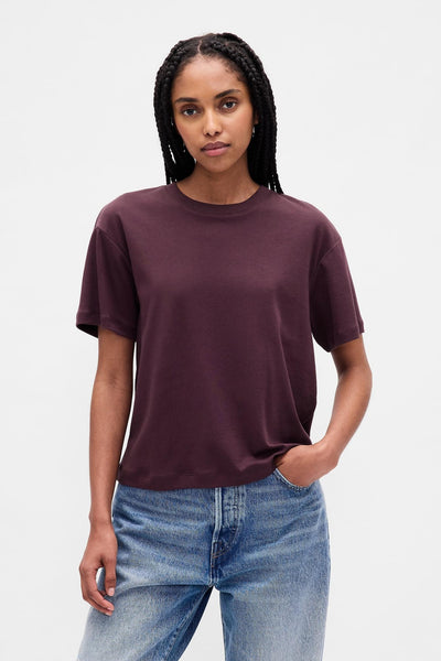 Supima庐 Cotton Relaxed T-Shirt