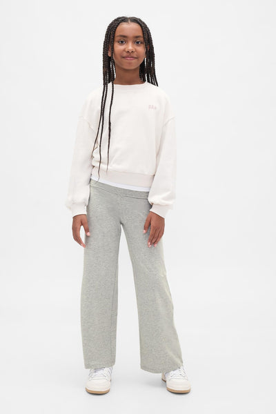 Kids Wide-Leg Foldover Leggings