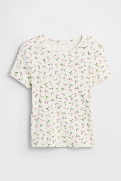 Kids Ribbed Pointelle T-Shirt