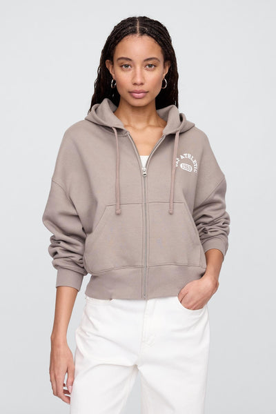 Oversized Gap Graphic Zip Hoodie