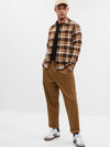 brown multi plaid