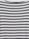 white navy stripe