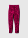 burgundy floral