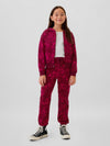burgundy floral