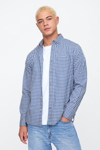 docksider blue gingham