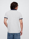 white navy stripe