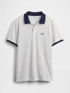 white navy stripe