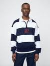 navy white stripe
