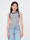 white navy stripe