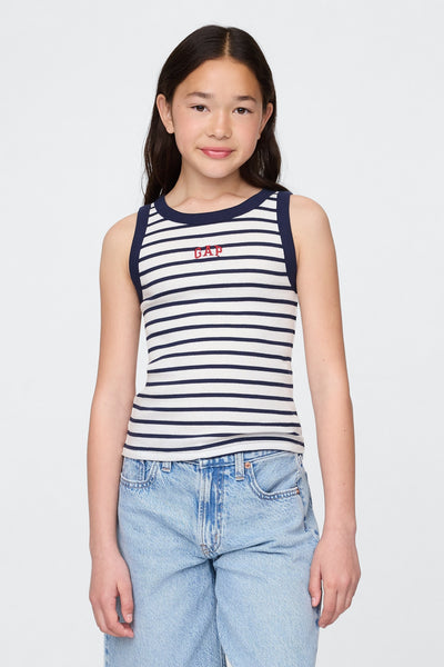 white navy stripe