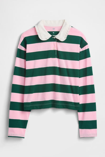 Kids Oversized Rugby Polo Shirt