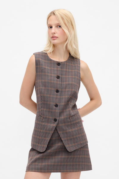 High-Neck Vest