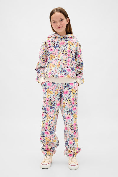 Kids VintageSoft Relaxed Floral Hoodie